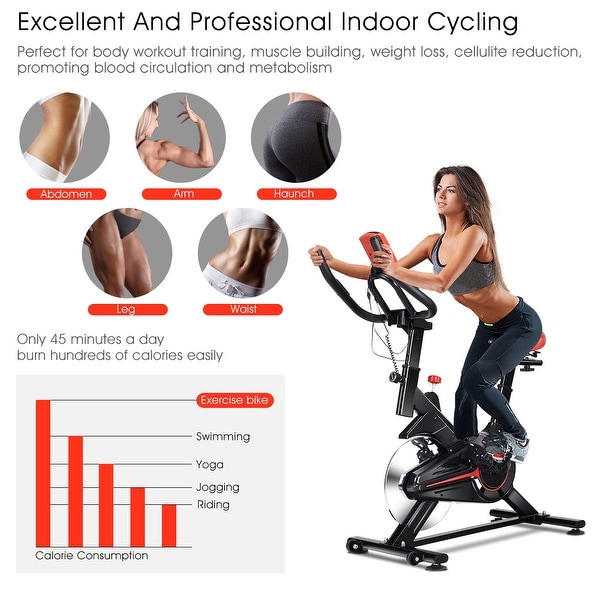 Bicycle Cycling Fitness Gym Exercise Stationary Bike Cardio Workout Indoor 400lb 