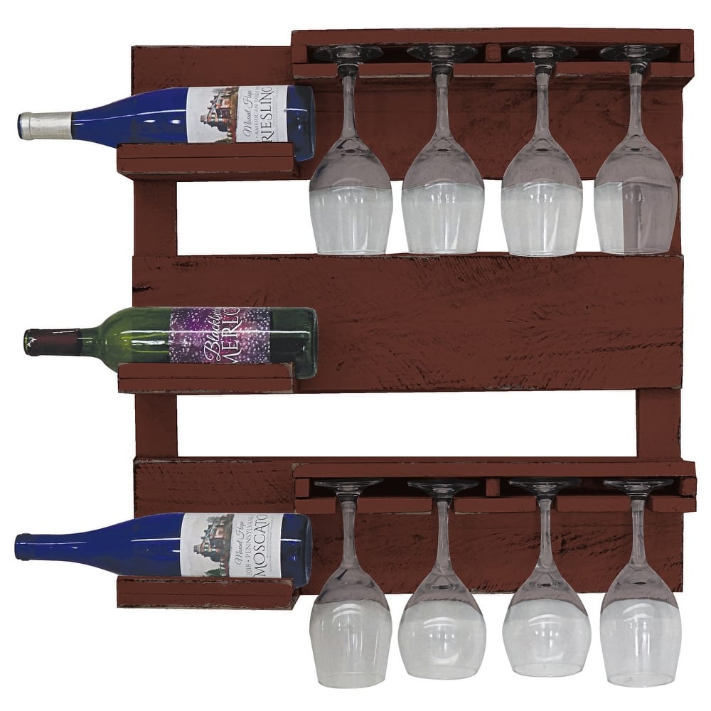 Farmhouse 3-Bottle Wine Bar