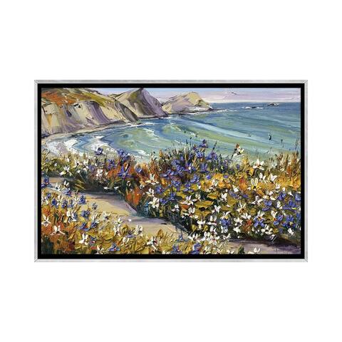 iCanvas "Winter On The Coast" by Lisa Elley Framed