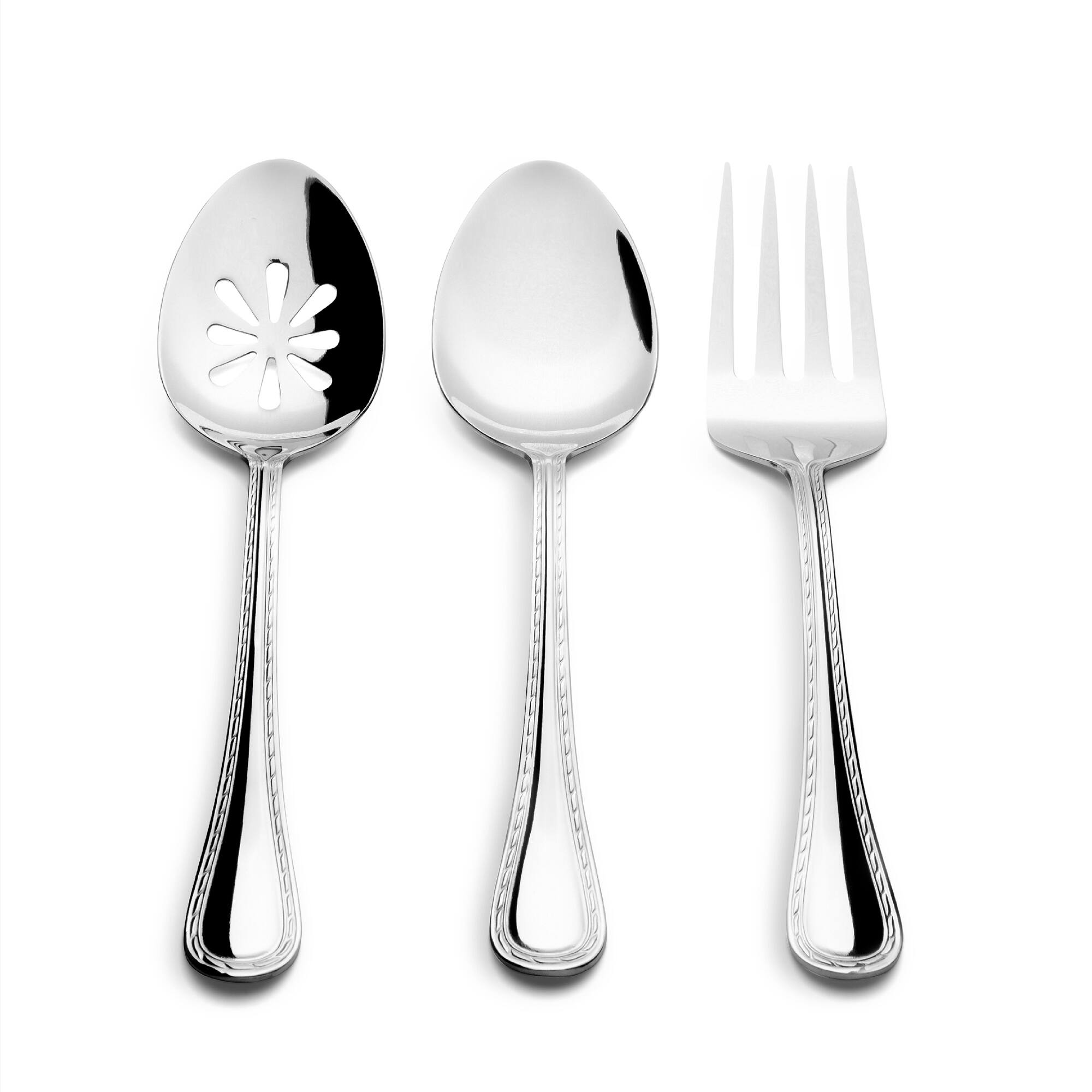 Kitchinox Seaport 63piece Stainless Steel Flatware Set,Service for 12