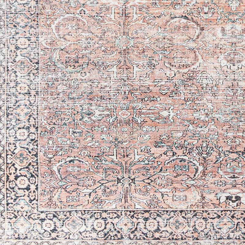 Livabliss Antonella Traditional Vintage Machine Washable Area Rug