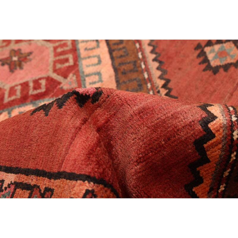 ECARPETGALLERY Hand-knotted Konya Anatolian Dark Copper Wool Rug - 3'8 x 9'3