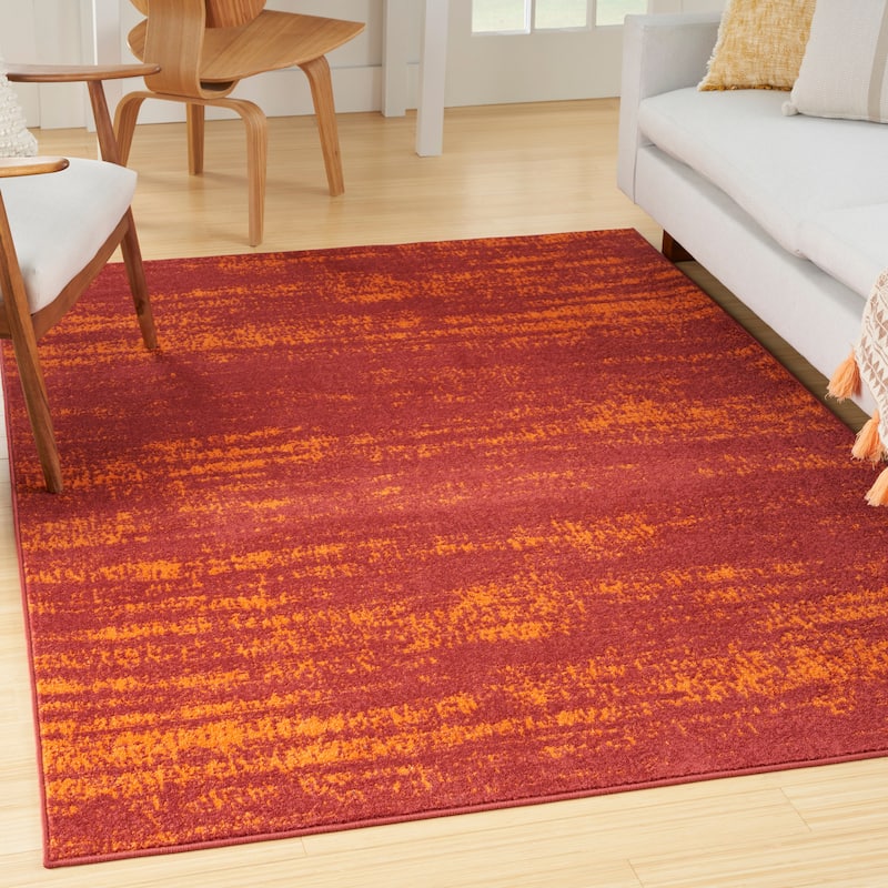 Nourison Essentials Solid Indoor/Outdoor Area Rug