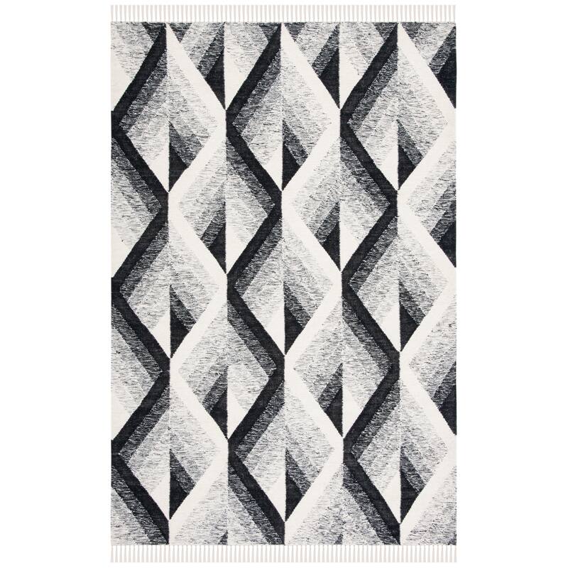 SAFAVIEH Handmade Kilim Halima Modern Wool Fringe Rug