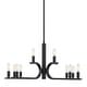 preview thumbnail 1 of 3, Designers Fountain D314C-12CH Skye 12 Light 36" Wide Pillar Candle Matte Black