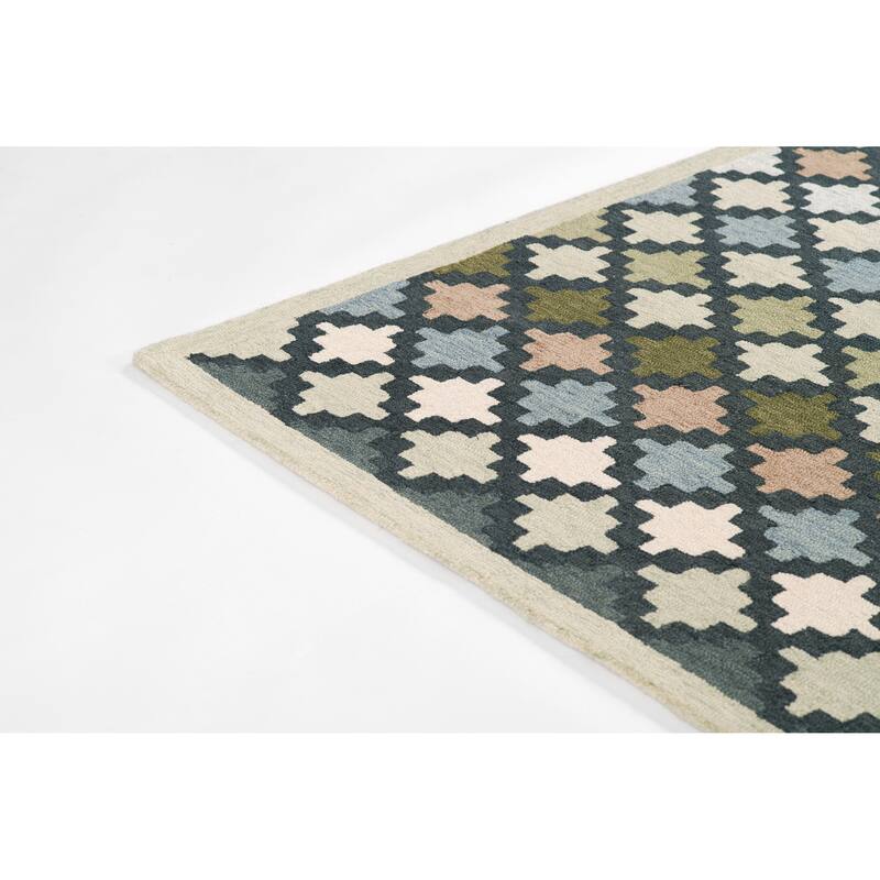 Erin Gates by Momeni Abbott Diamond Trellis Hand Tufted Wool Area Rug