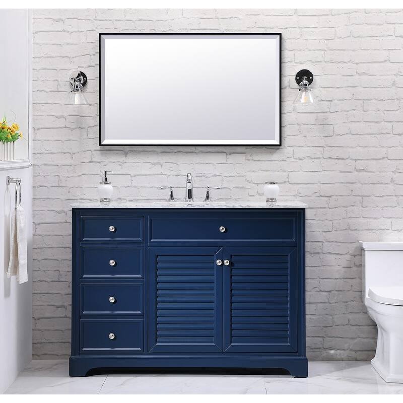 Contemporary 48" Single Bathroom Vanity Set