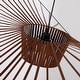 preview thumbnail 16 of 15, Vertigo 1-Light Black or Dark Brown Designer Modern Chandelier Large Pendant Light - N/A