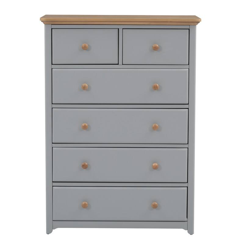 3-Pieces/1-Piece Bedroom Sets Full/Queen Size Platform Bed with Nightstand(USB Charging Ports) and 6-Drawer Storage Chest