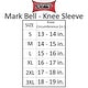 Sling Shot Knee Sleeves 2.0 by Mark Bell - Red, 7mm thick neoprene ...
