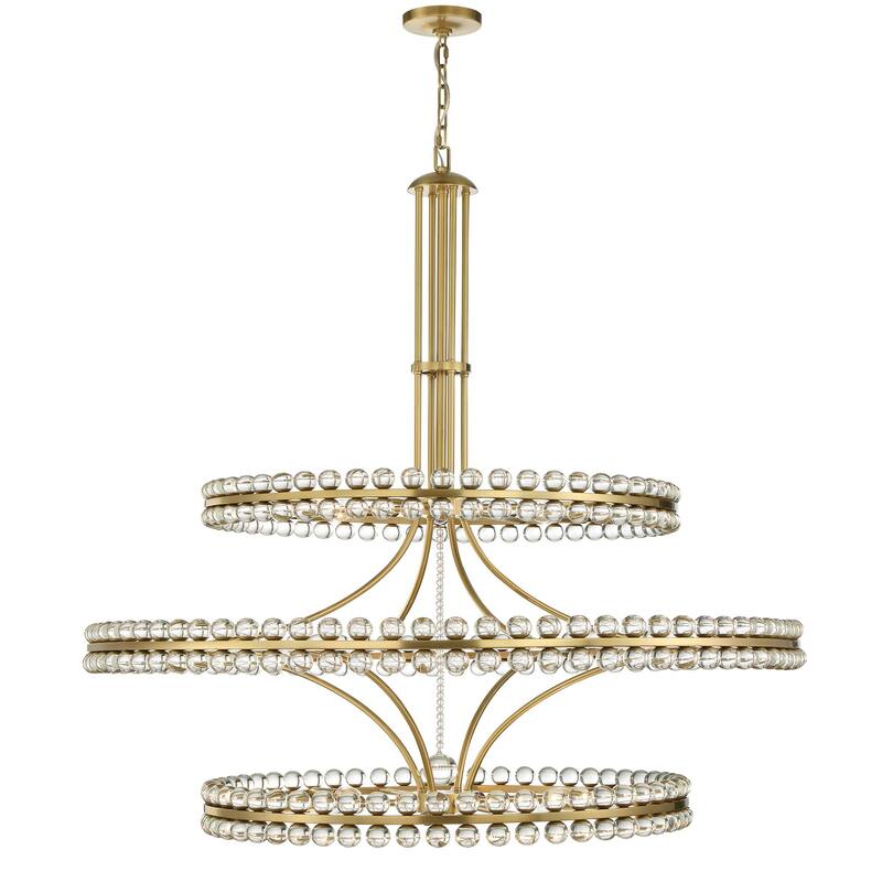 Crystorama Lighting Group CLO-8000 Clover 24 Light 48" Wide Ring