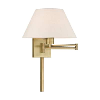 Livex Lighting Single Light 12" Tall Wall Sconce