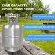preview thumbnail 2 of 9, Flame King 20LB Aluminum Propane Tank with Gauge & OPD Valve, Corrosion-Resistant and Rust-Free