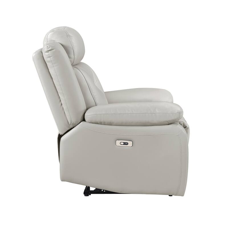 Garrey 40" Power Recliner - Tab Pull Motion, Removable Seat Back
