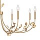 preview thumbnail 4 of 4, Heiress 8-Light Bronze Gold Chandelier