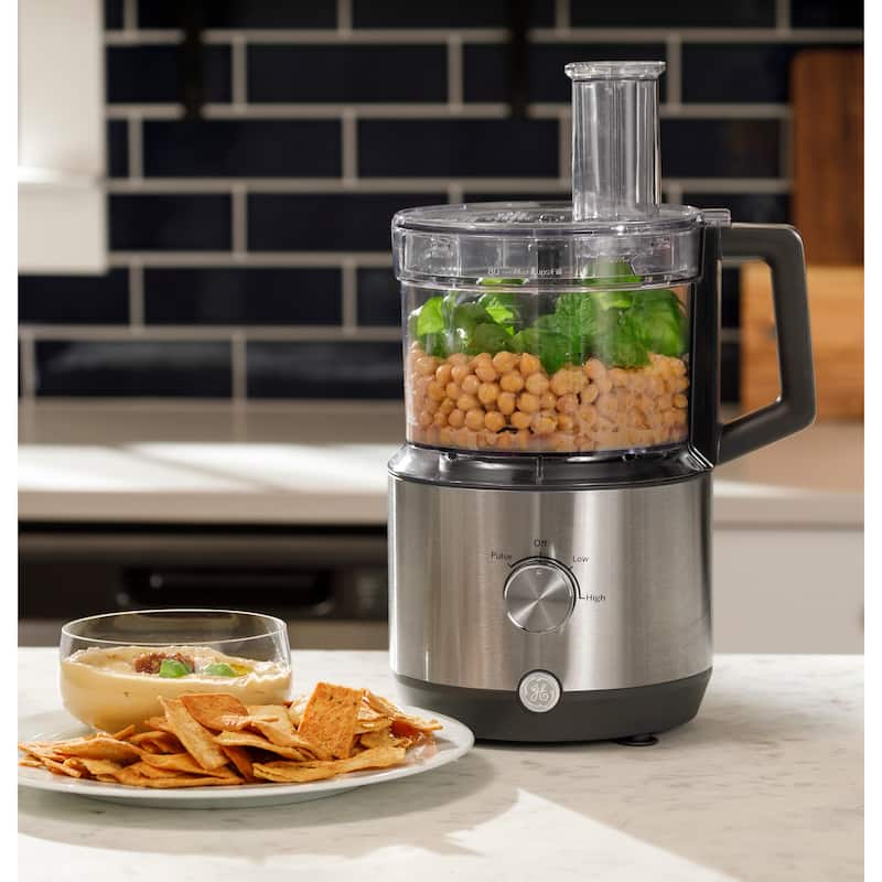GE 12-Cup Food Processor with Accessories