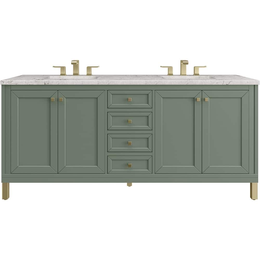 James Martin Vanities 503-V72-3EJP Chicago 72" Free Standing Double