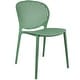 preview thumbnail 45 of 56, Modern Plastic Garden Patio Indoor or Outdoor Dining Stackable Chair UV Protected Armless With Dot Back Surf