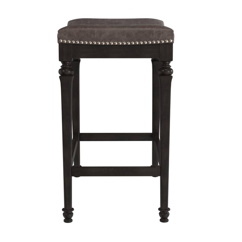 Hillsdale Furniture Vetrina Wood Backless Counter Height Stool - 21.5"W x 15.5"L x 27"H