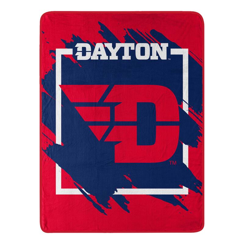 NCAA Dimensional Dayton Micro Raschel Throw