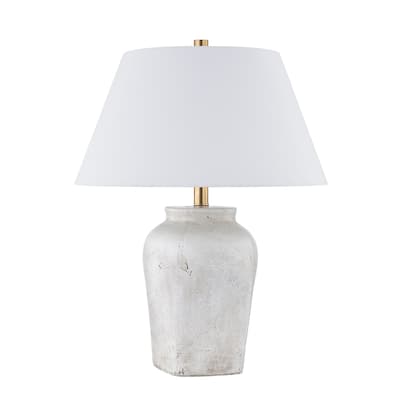 Leighton 22" Table Lamp with Fabric Shade (Set of 2)
