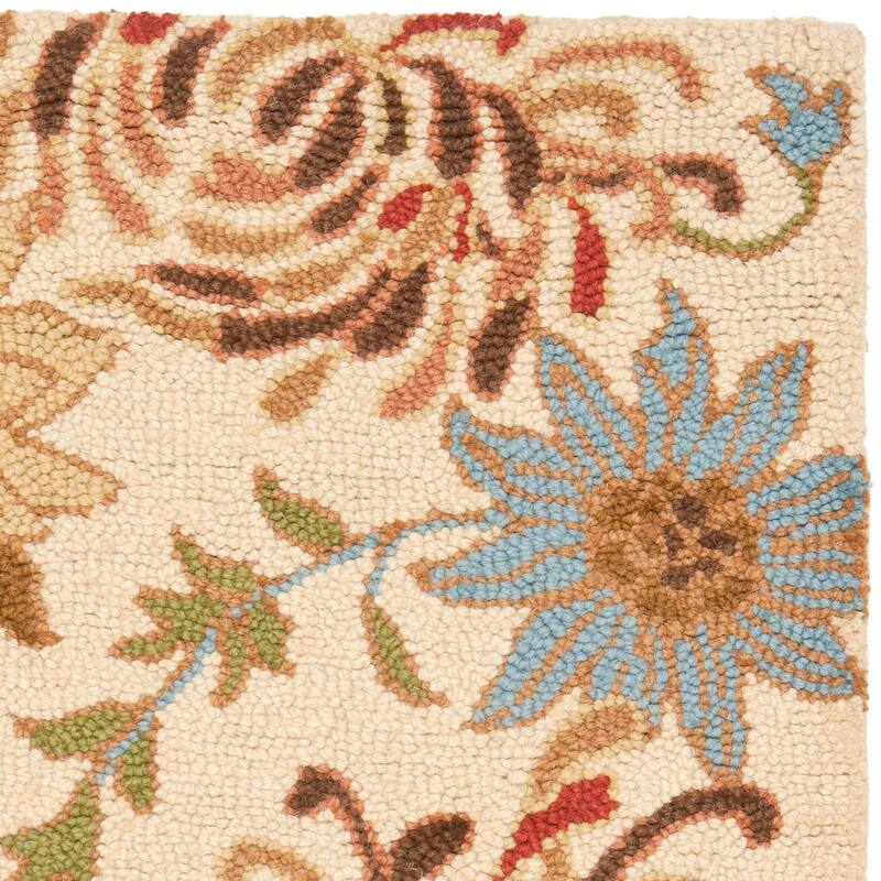 SAFAVIEH Handmade Blossom Arminda Modern Floral Wool Rug