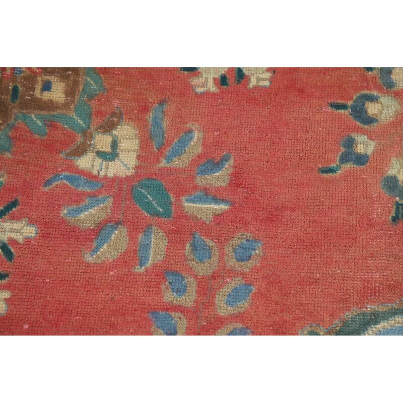 Tabriz Persian Area Rug Living Room Hand-Knotted Wool Carpet - 9'9"x 12'4"