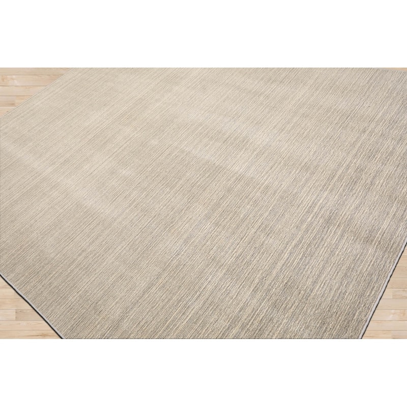 Beige Hand Woven Textured Oriental Area Rug Multi Sizes Wool
