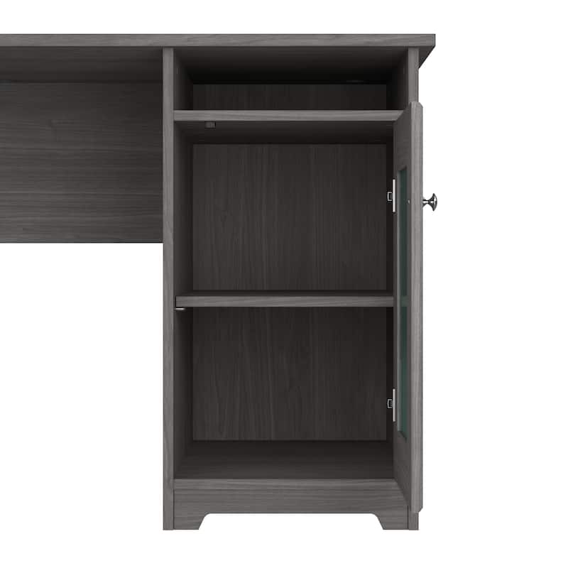 Bush Furniture Cabot Desk Return with Storage for Home Office Desk