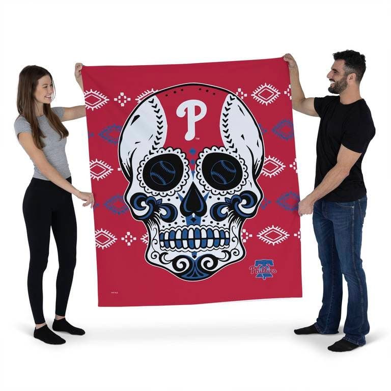 MLB Candy Skull Printed Wall Hanging