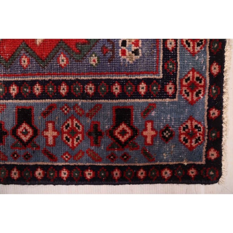 ECARPETGALLERY Hand-knotted Andelz Red Wool Rug - 4'9 x 6'5