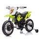 preview thumbnail 25 of 58, 12V Kids Ride-On Electric Motorcycle - Twist Grip Throttle, Training Wheels, Dirt Bike Design