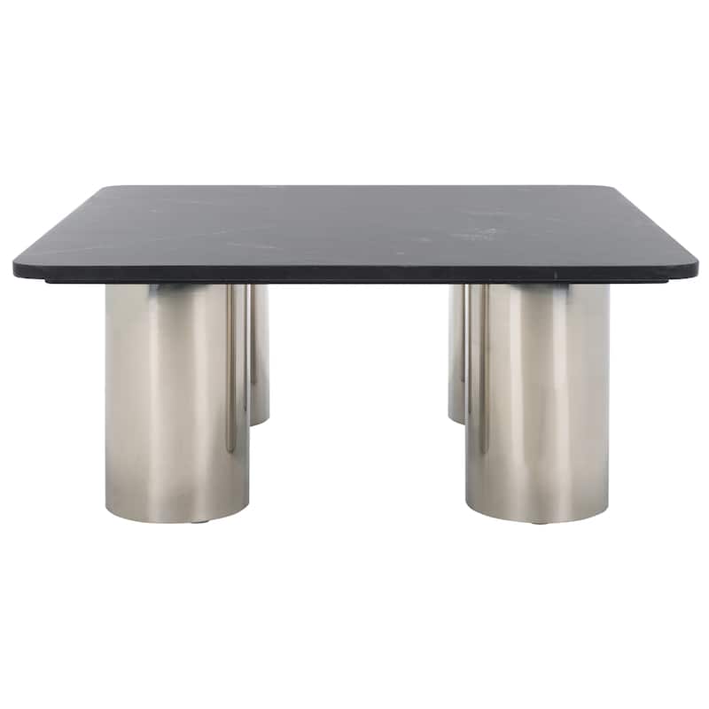 SAFAVIEH Couture Belynda Marble Top Coffee Table - 36"W x 36"D x 14"H