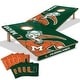 preview thumbnail 1 of 4, Miami Hurricanes NCAA Tailgate Cornhole Board Set Include Carrying Case