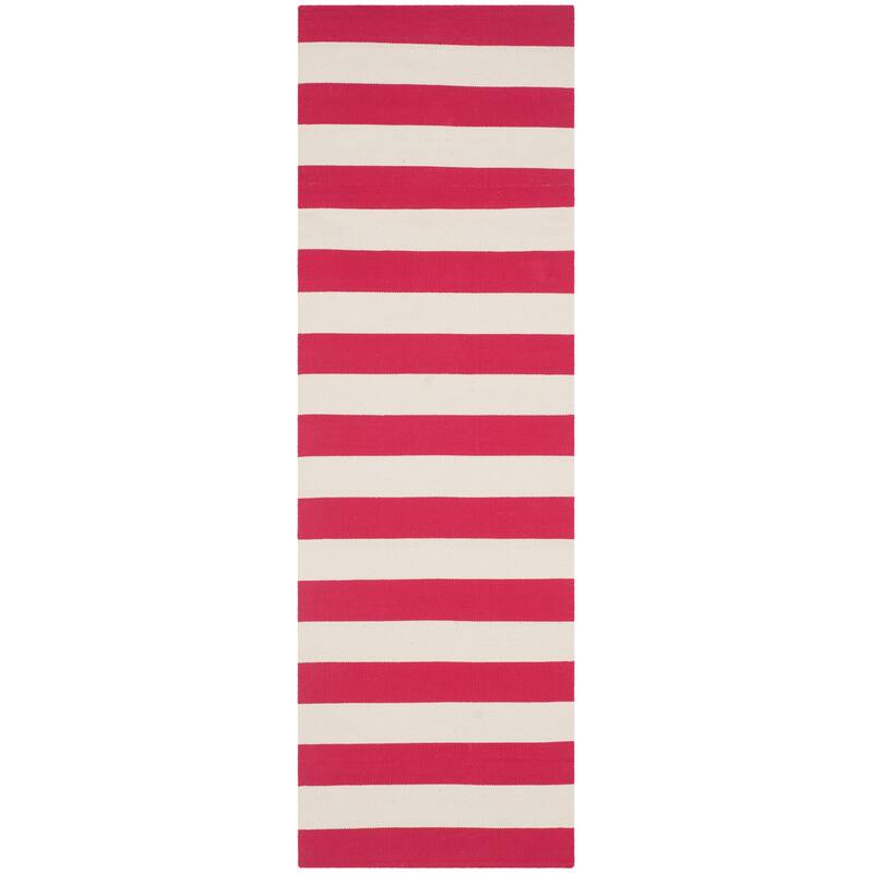 SAFAVIEH Handmade Montauk Caspian Stripe Cotton Flatweave Rug