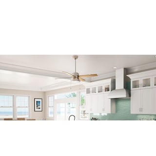 Hunter 52" Loki Ceiling Fan with LED Light Kit and Pull Chain - Transitional, Modern-Contemporary