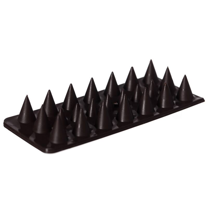Plastic Repellent Wall Defender Fence Spikes for Birds, 10 Pack