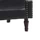 Upholstered Nailhead Trim Armchair Wingback Accent Chairs Set of 2