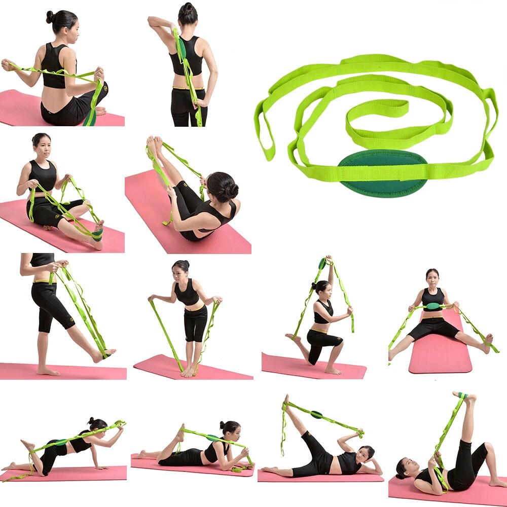 thumbnail image 2 of Wacces Yoga Strap Stretch Restore Multi Grip Fitness Pilates Stretching | Seychelles 2 of 14