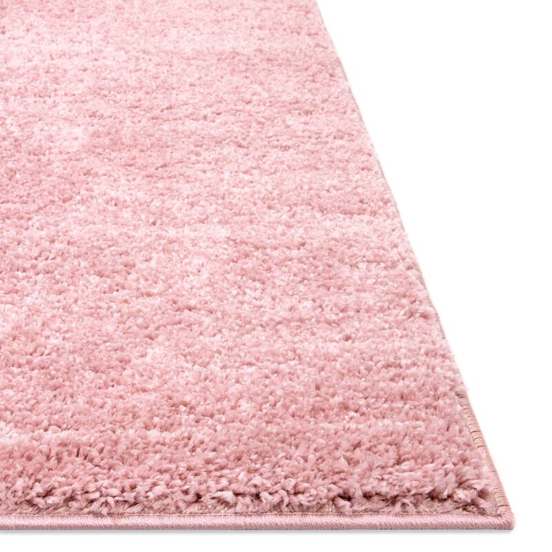 Well Woven Madison Shag Piper Ethnic Modern Shag Solid Area Rug