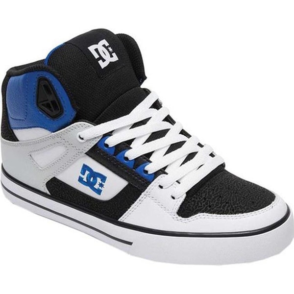 Pure High-Top Sneaker Black/White/Blue 