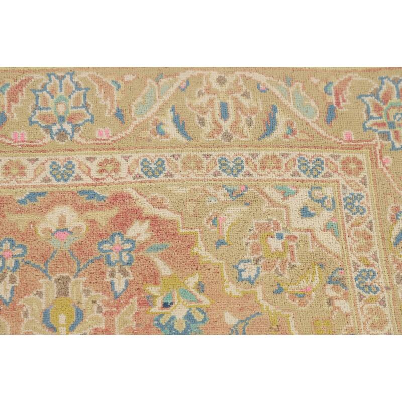 Kashan Persian Accent Rug Hand-Knotted Wool Carpet - 3'3" x 4'11"