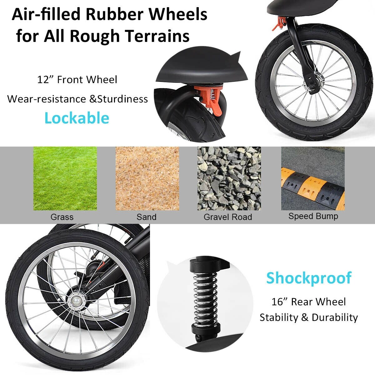 Shop Baby Joy Portable Folding Stroller Baby Jogger Kids Travel Pushchair Overstock 23085811
