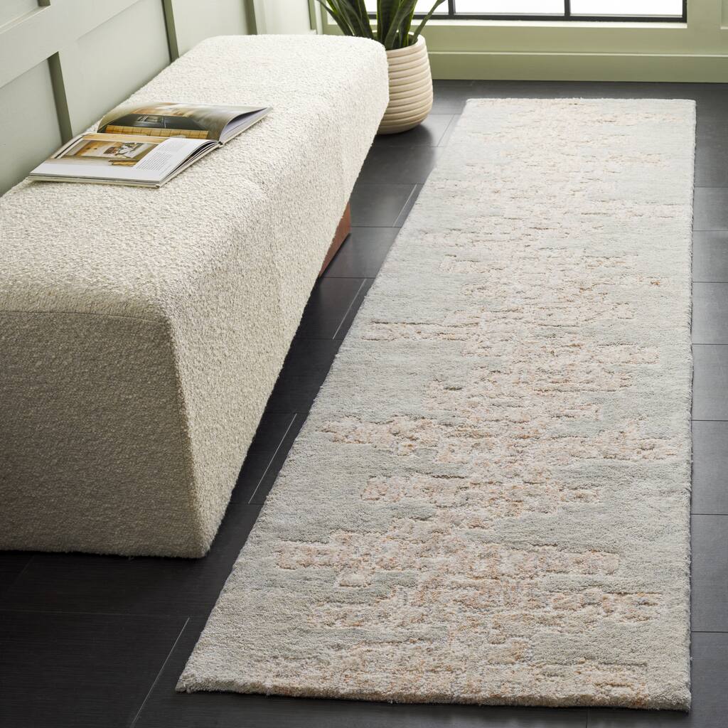 SAFAVIEH Handmade Harvest Sheera Modern Wool Rug