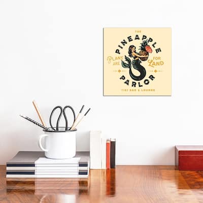 iCanvas "Pineapple Parlor" by The Whiskey Ginger Canvas Print