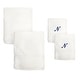 preview thumbnail 21 of 26, Sweet Kids 2-piece White Turkish Cotton Bath and Hand Towel Set with Royal Blue Monogrammed Initial N - White