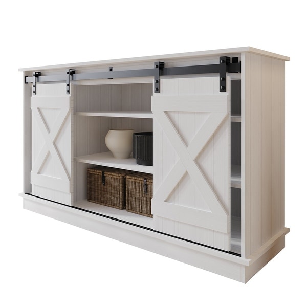 CraftPorch Vintage Style X-shaped TV Stand Console - On Sale CraftPorch Vintage Style X-shaped TV Stand Console - On Sale