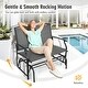preview thumbnail 22 of 23, Outdoor Backyard and Lawn Iron Patio Rocking Chair
