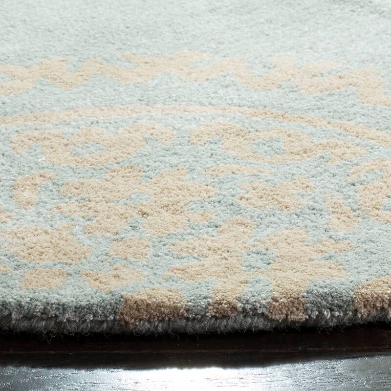 SAFAVIEH Handmade Soho Deandra Damask N.Z. Wool/ Viscose Rug