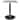 Vail 24 in. Square Solid Wood Top Dining Table with Accent Gold and Black Stainless Steel Round Pedestal Base for Home or Cafés
